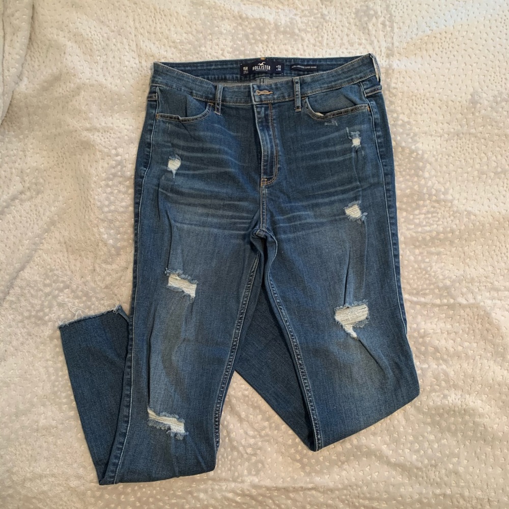 Ultra high rise super skinny jeans